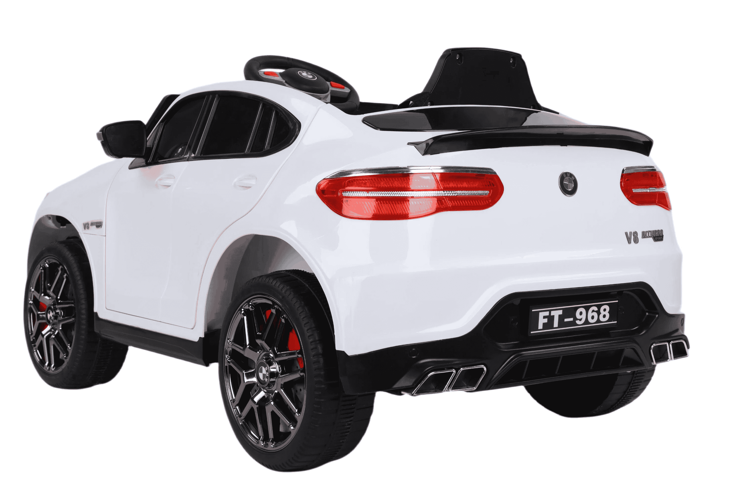 картинка Электромобиль BMW X6M 12V (полный привод, EVA) - FT-968-WHITE 