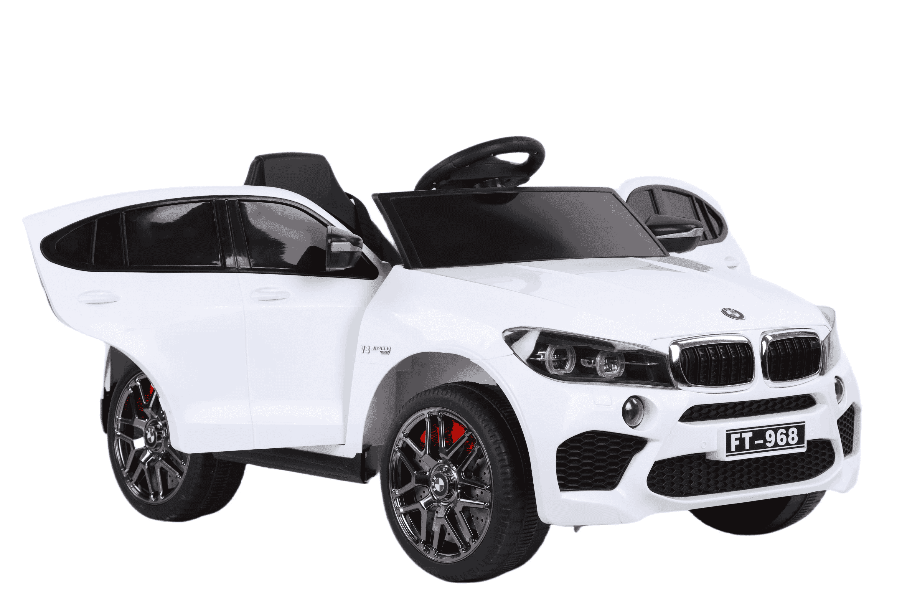 картинка Электромобиль BMW X6M 12V (полный привод, EVA) - FT-968-WHITE 