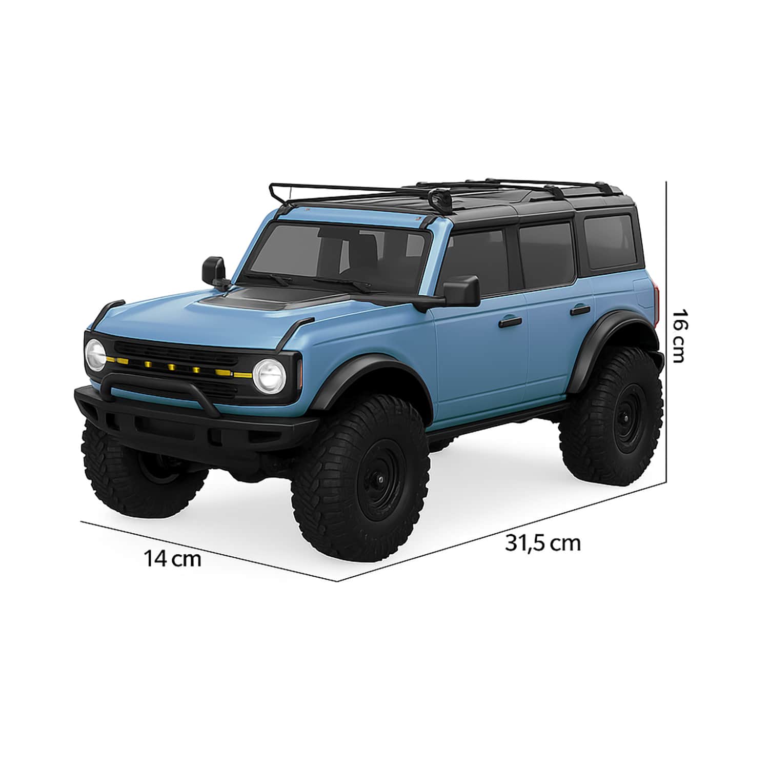 картинка Радиоуправляемый краулер HB Beluga (32 см, 4WD, 1:16) - HB-R1602 