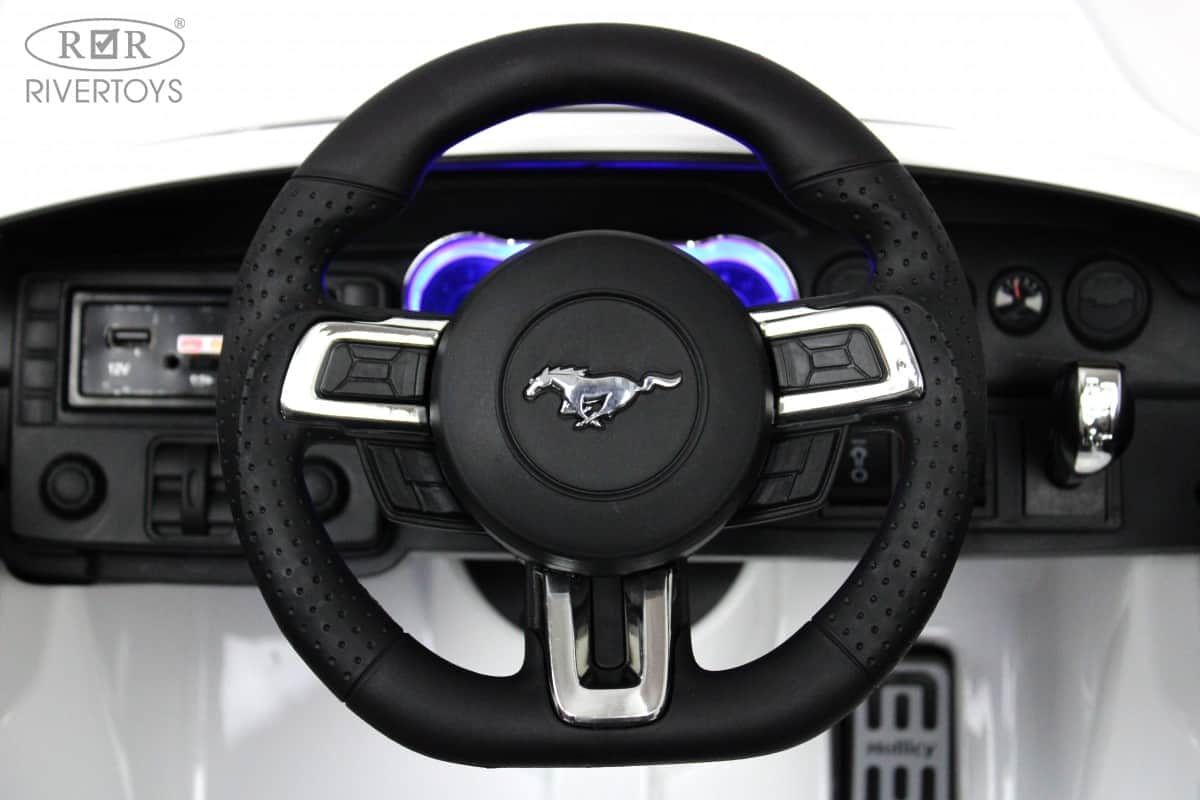 картинка Детский электромобиль Ford Mustang GT (A222MP) белый 
