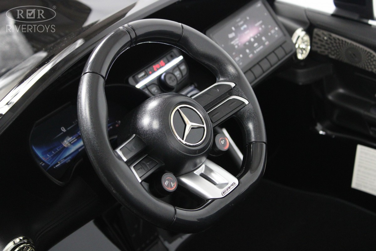 картинка Детский электромобиль Mercedes Benz GT63 Y001YY черный глянец 