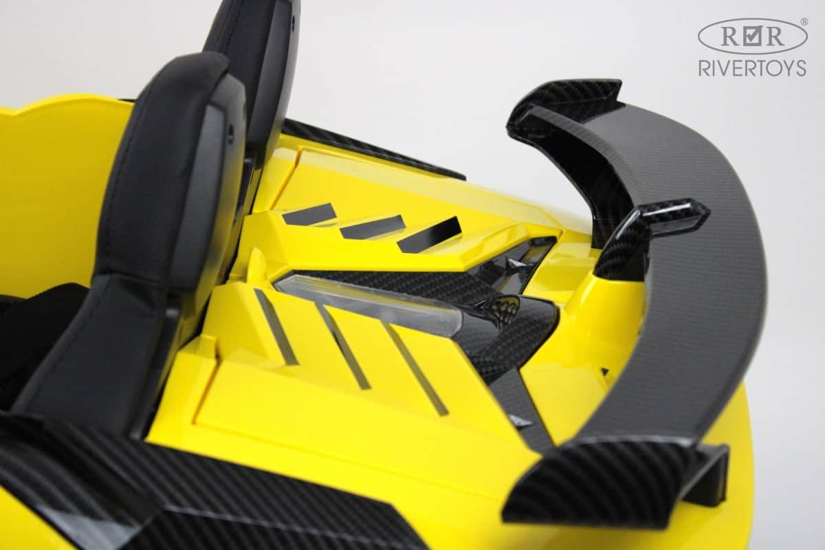 картинка Детский электромобиль Lamborghini Aventador SVJ (A111MP) желтый 