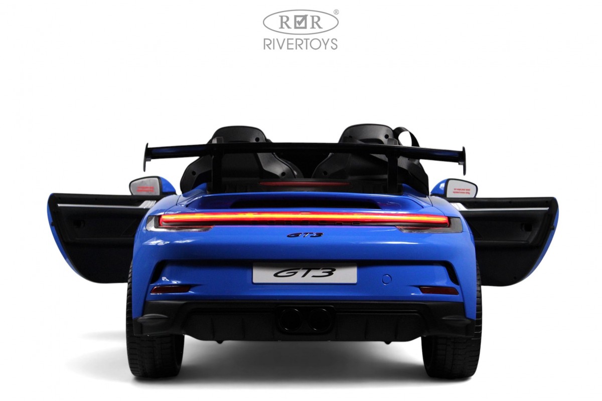 картинка Детский электромобиль Porsche 911 GT3 (Y911YY) синий глянец 