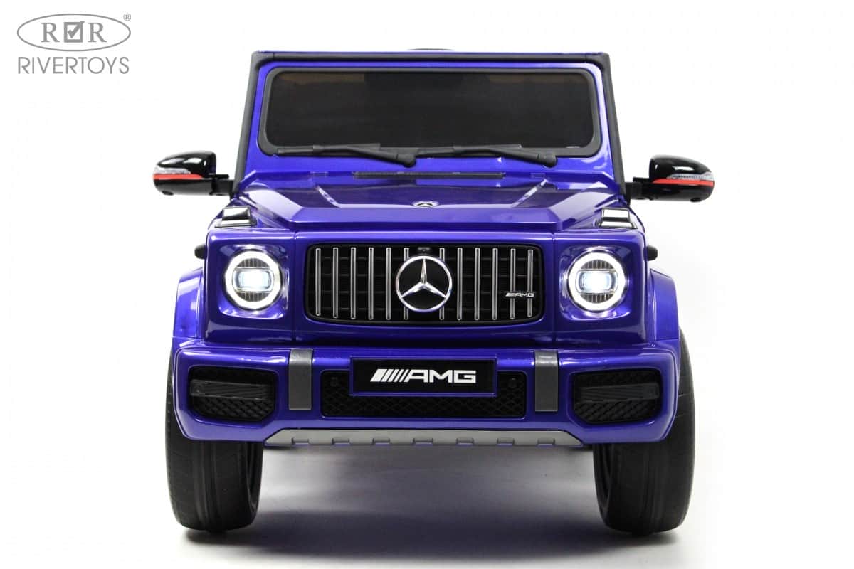 картинка Детский электромобиль Mercedes-Benz G63 (K999KK) синий глянец 