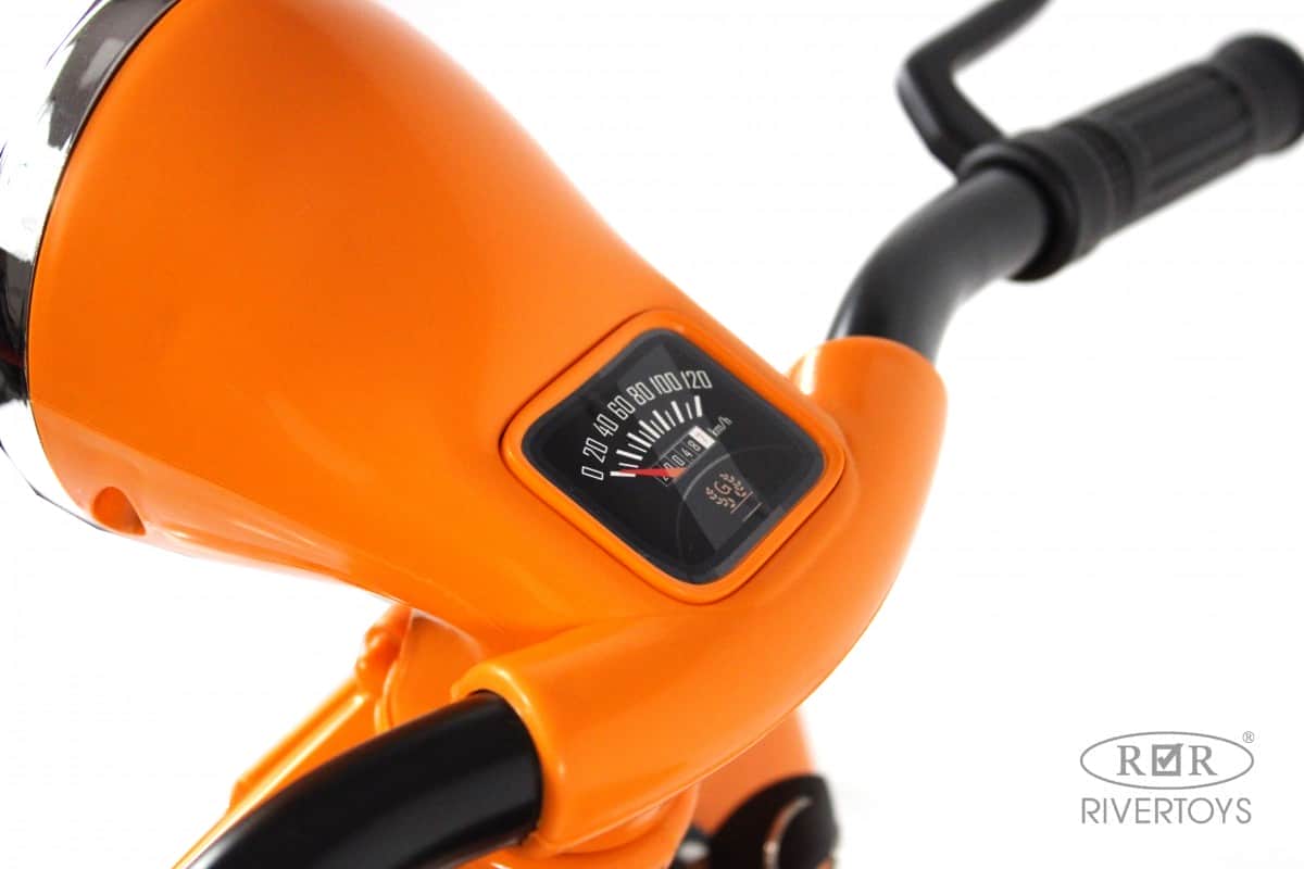 картинка Детский электроскутер VESPA (M888MM) оранжевый 
