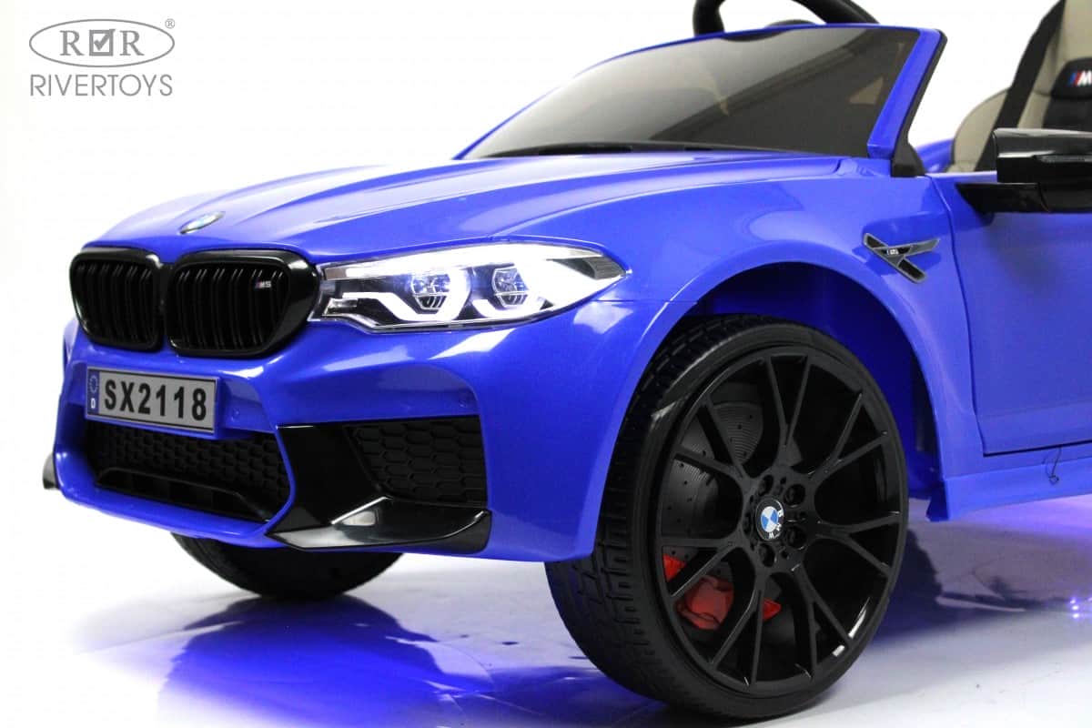 картинка Детский электромобиль BMW M5 Competition (A555MP) синий 