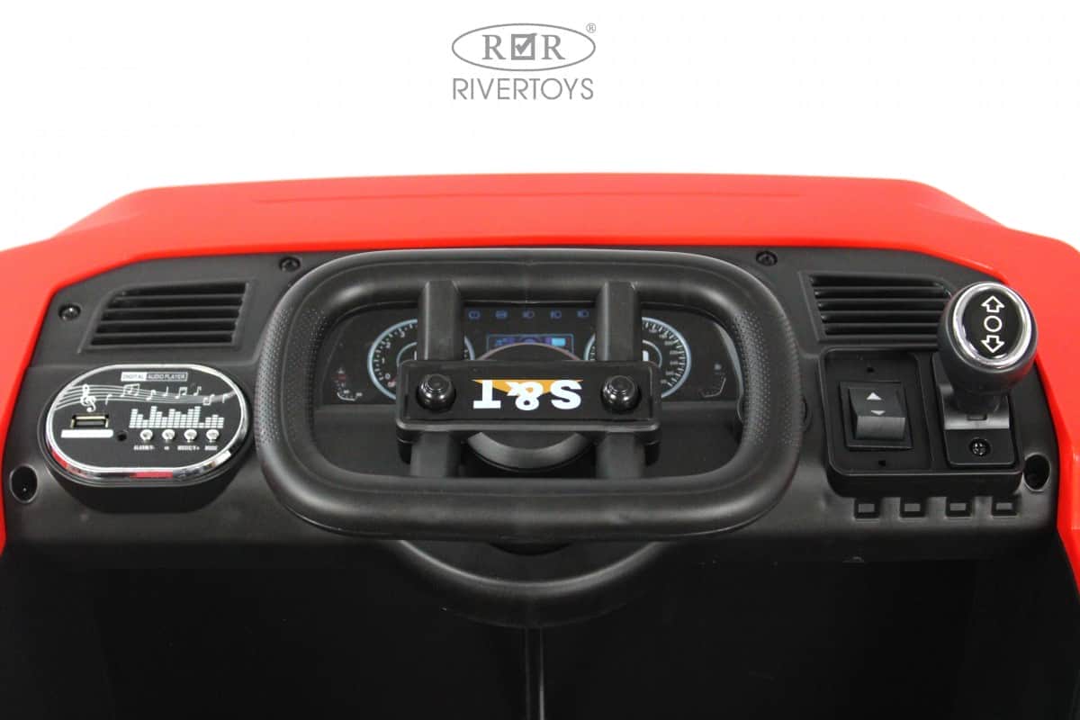 картинка Детский электромобиль K555PX красный 
