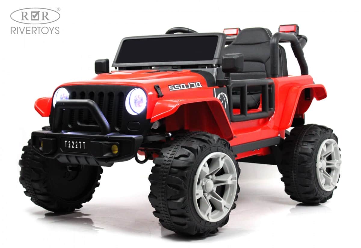 картинка Детский электромобиль T222TT 4WD красный 