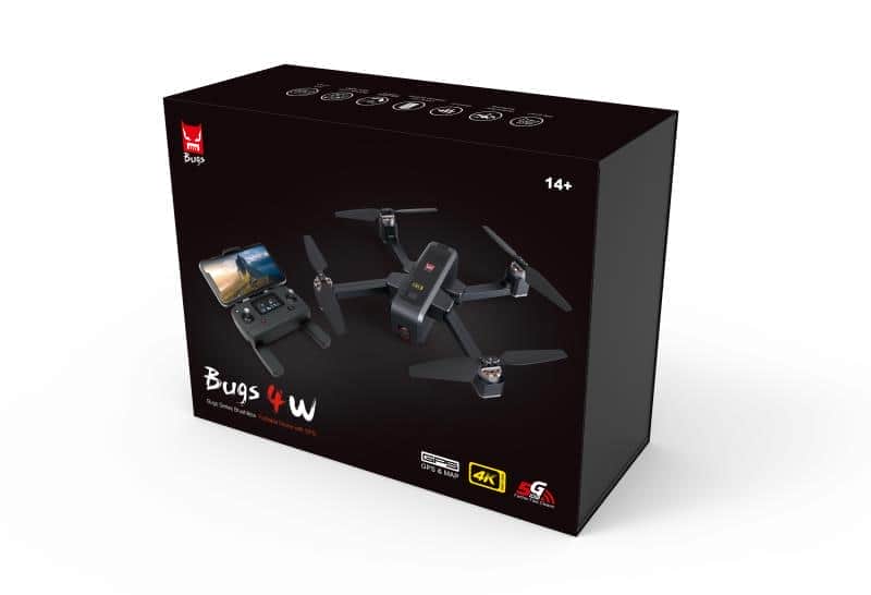 картинка Радиоуправляемый квадрокоптер MJX Bugs 4W с камерой 4K - B4W-4K 