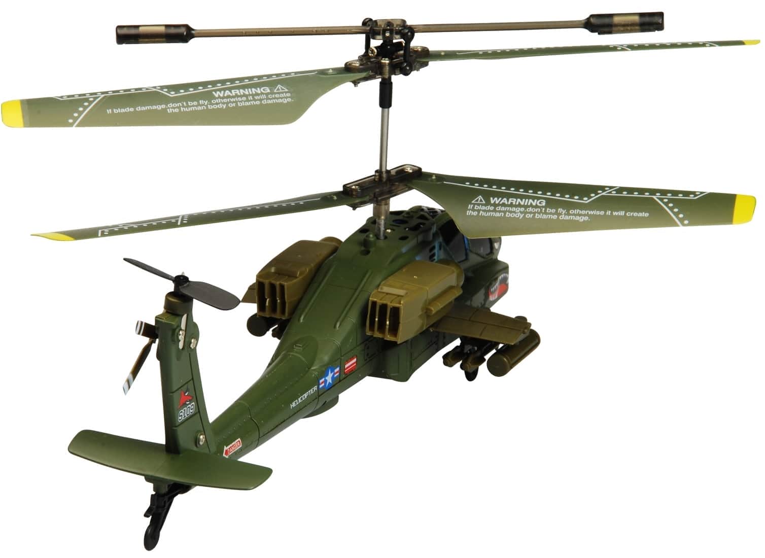 картинка Радиоуправляемый вертолет Apache AH-64 - S109G с гироскопом 