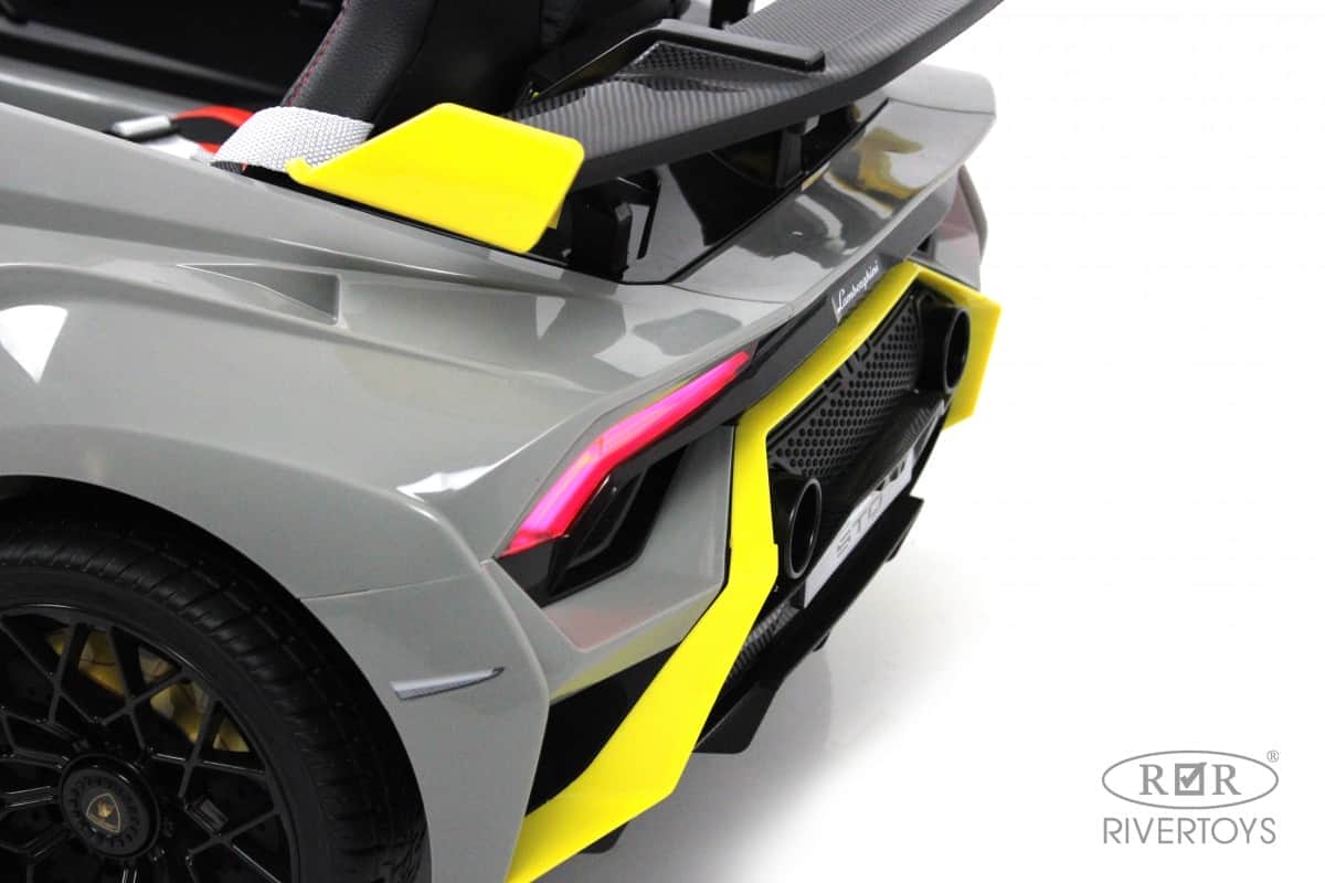 картинка Детский электромобиль Lamborghini Huracán STO (E888EE) серый 