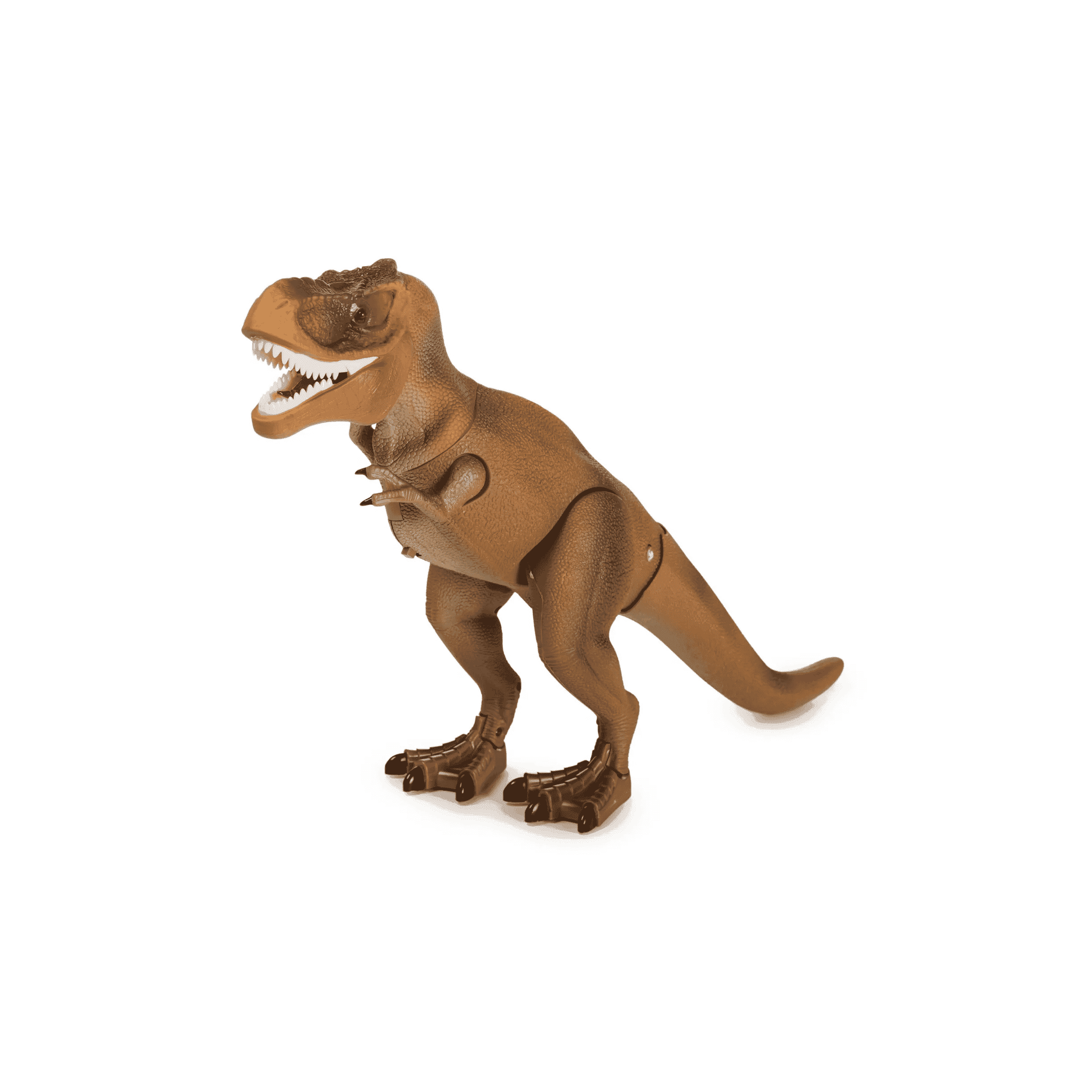картинка Радиоуправляемый динозавр T-Rex RuiCheng (коричневый, звук, свет) - RUI-9981-BROWN 