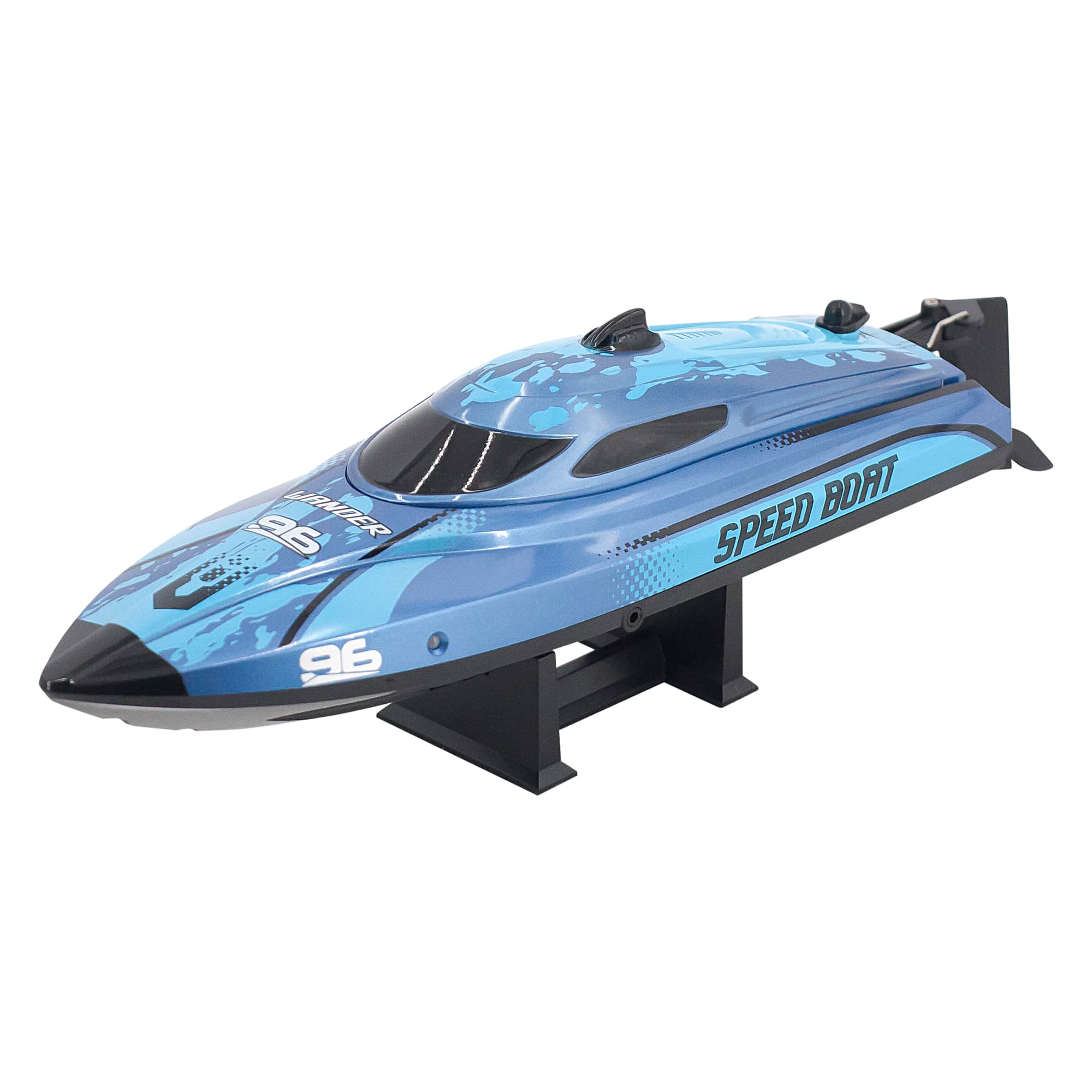 картинка Радиоуправляемый катер Wander (30 см, LED, 25 км/ч) - HJ820-BLUE 