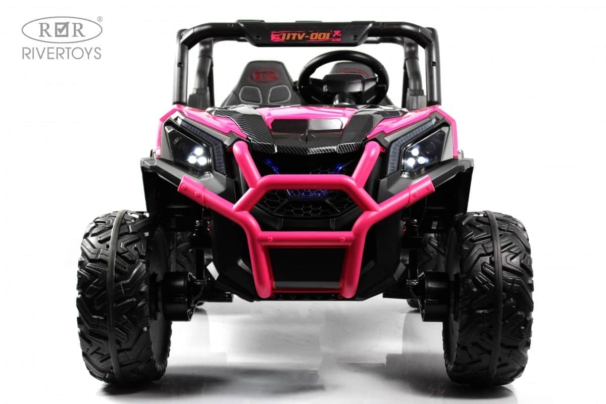 картинка Детский электромобиль K777KK LUX 4WD розовый 
