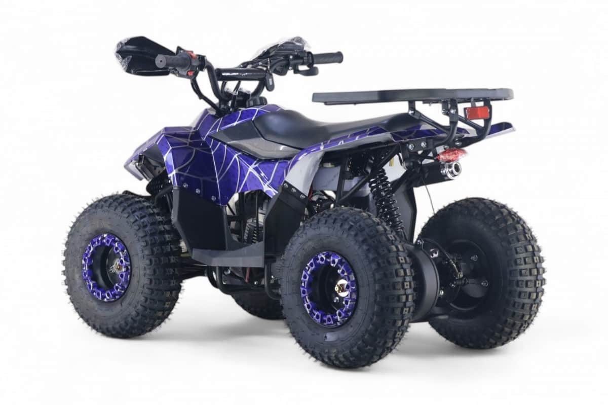картинка Детский квадроцикл LEON 49CC синий спайдер 