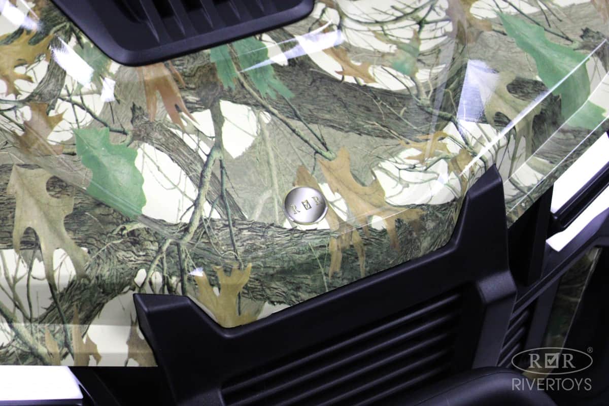 картинка Детский электромобиль P333PP (Buggy) зеленый камуфляж 