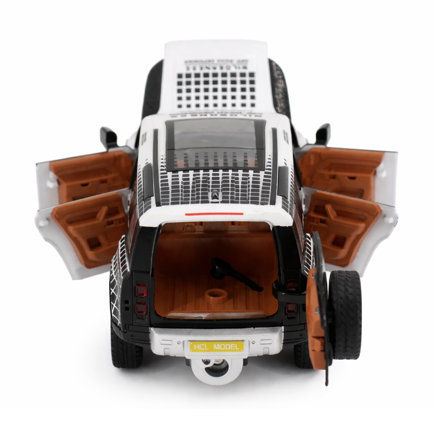 картинка Радиоуправляемая металлическая машина Land Rover Defender 1:22 - HCL-3810-WHITE 