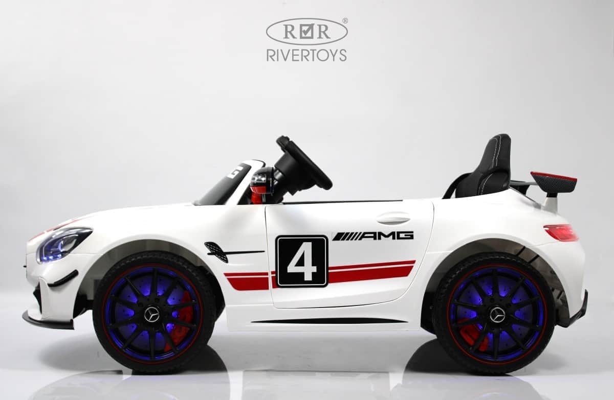 картинка Детский электромобиль Mercedes-Benz (A007AA) белый 
