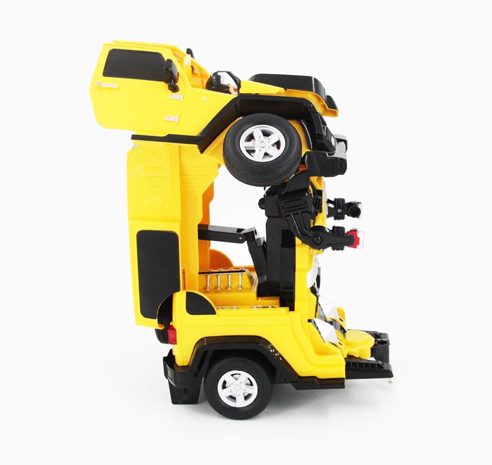 картинка Радиоуправляемый робот трансформер Jeep Rubicon Yellow 1:14 - 2329PF 