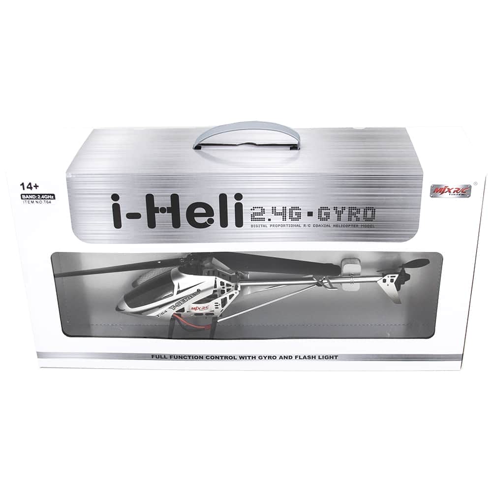 картинка Радиоуправляемый вертолет MJX R/C i-Heli Shuttle Silver T64/T604 - T64 