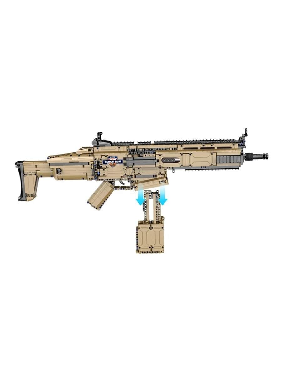 картинка Конструктор Cada штурмовая винтовка Scar, 1406 элементов - C81021W 