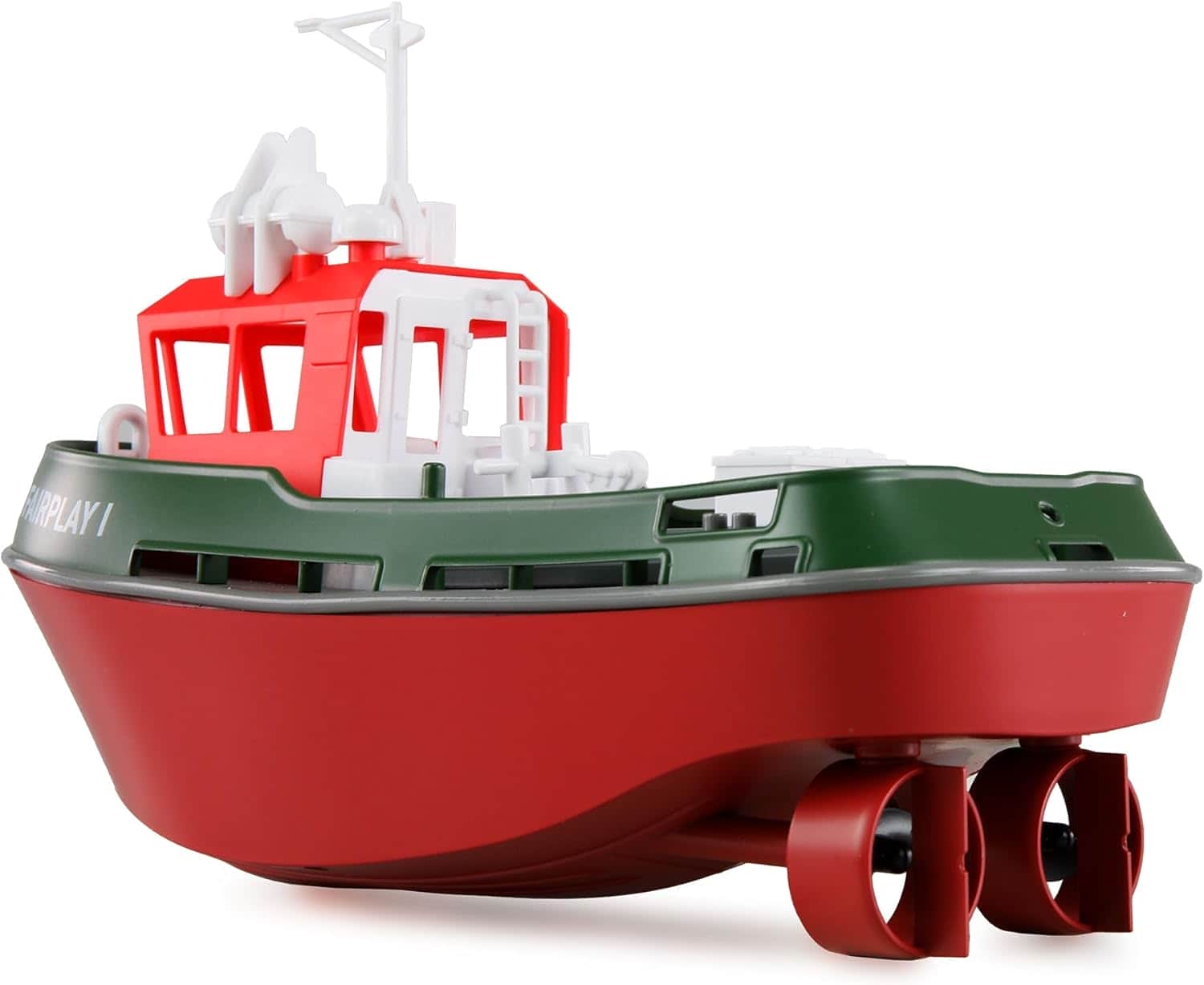картинка Радиоуправляемый буксир Tugboat зеленый 2.4G 1:72 - HL-3800-G 