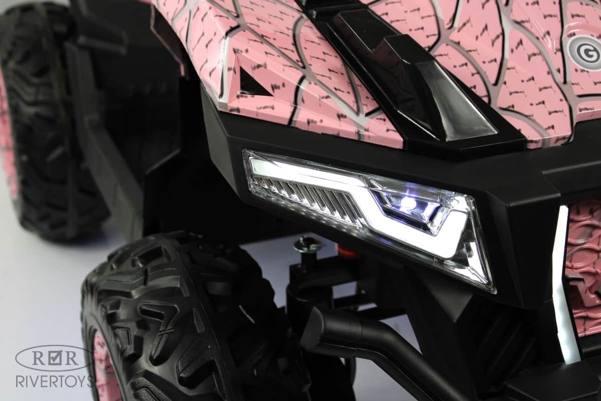 картинка Детский электромобиль X999XX розовый спайдер 