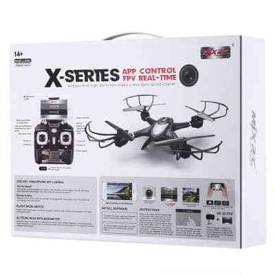 картинка Радиоуправляемый квадрокоптер с барометром MJX X401H-B (черный) FPV 2.4G - X401H-B 