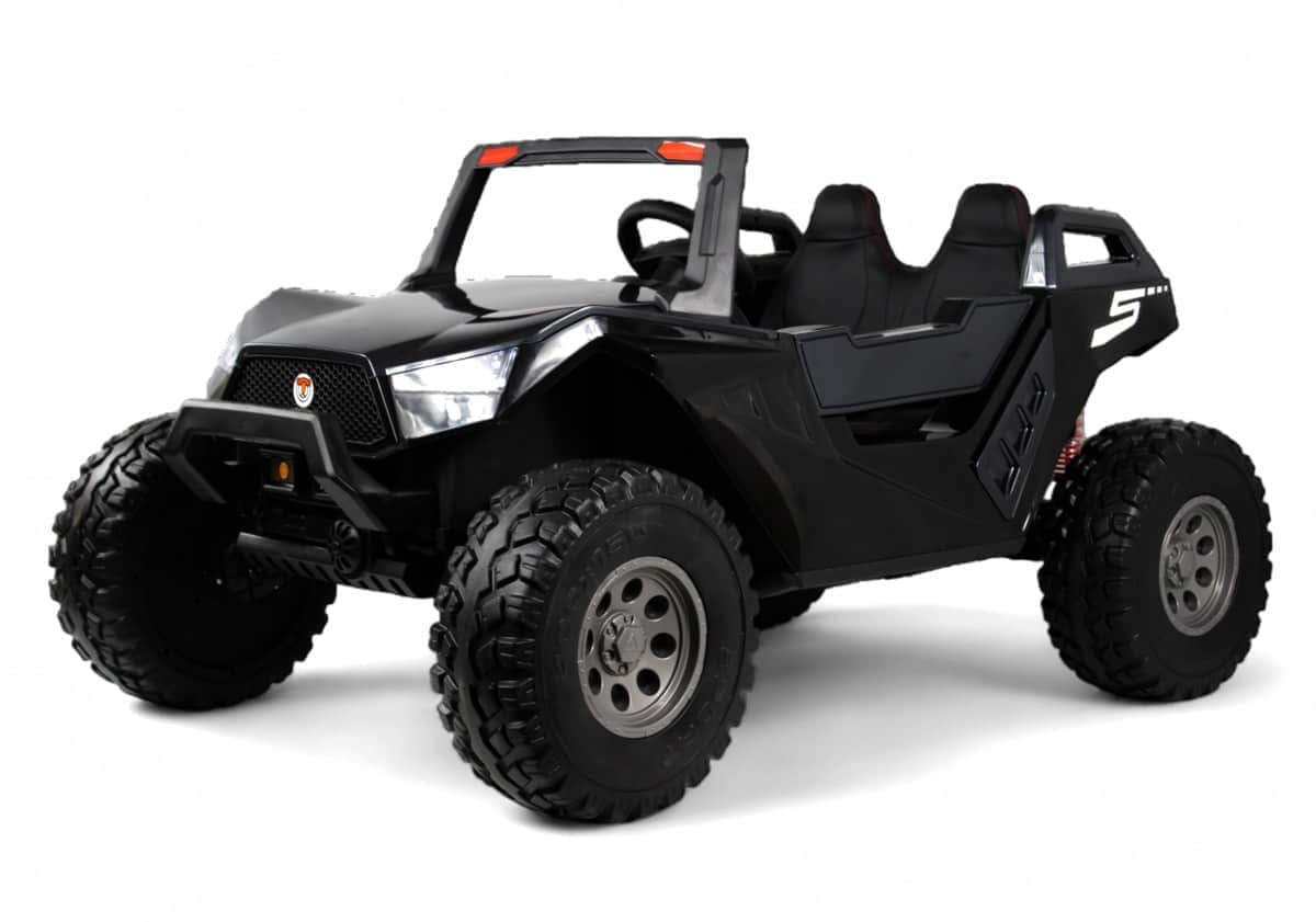 картинка Детский электромобиль A707AA LUX 4WD черный карбон 