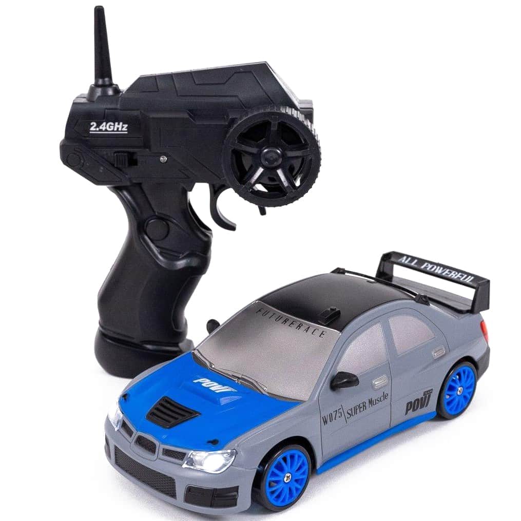 картинка Радиоуправляемая машина для дрифта Subaru Impreza WRX  (сменные колеса, фишки) - SC24A06 