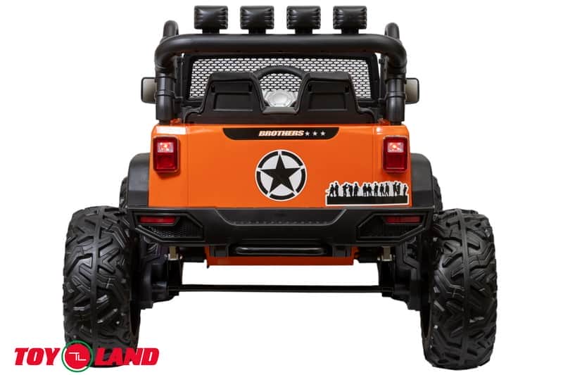 картинка Джип Jeep 12V 4х4 JC666 Оранжевый 