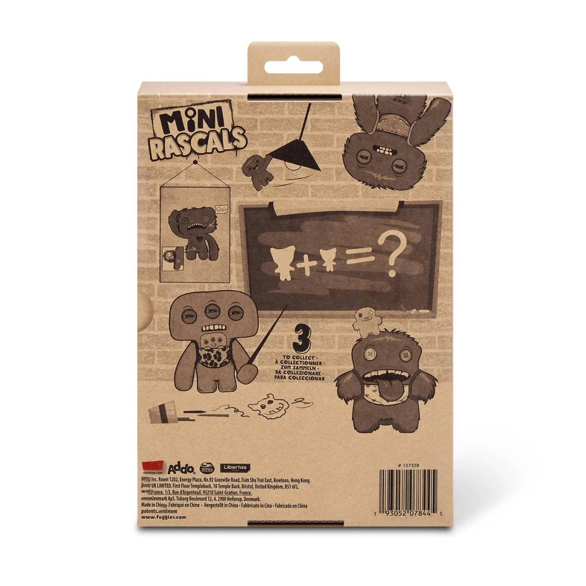 картинка Мягкая игрушка FUGGLER Розовый Ласкун - 15732A 