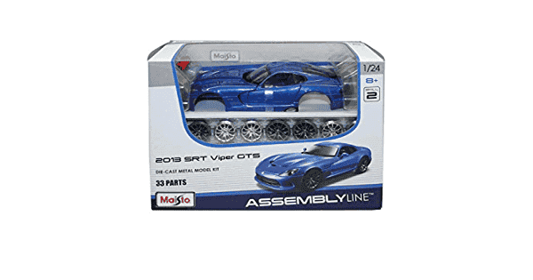 картинка Сборная металлическая модель Maisto 2013 SRT Viper GTS 1:24 - 39900 