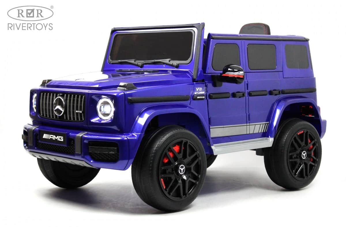 картинка Детский электромобиль Mercedes-Benz G63 4WD (K999KK) синий глянец 