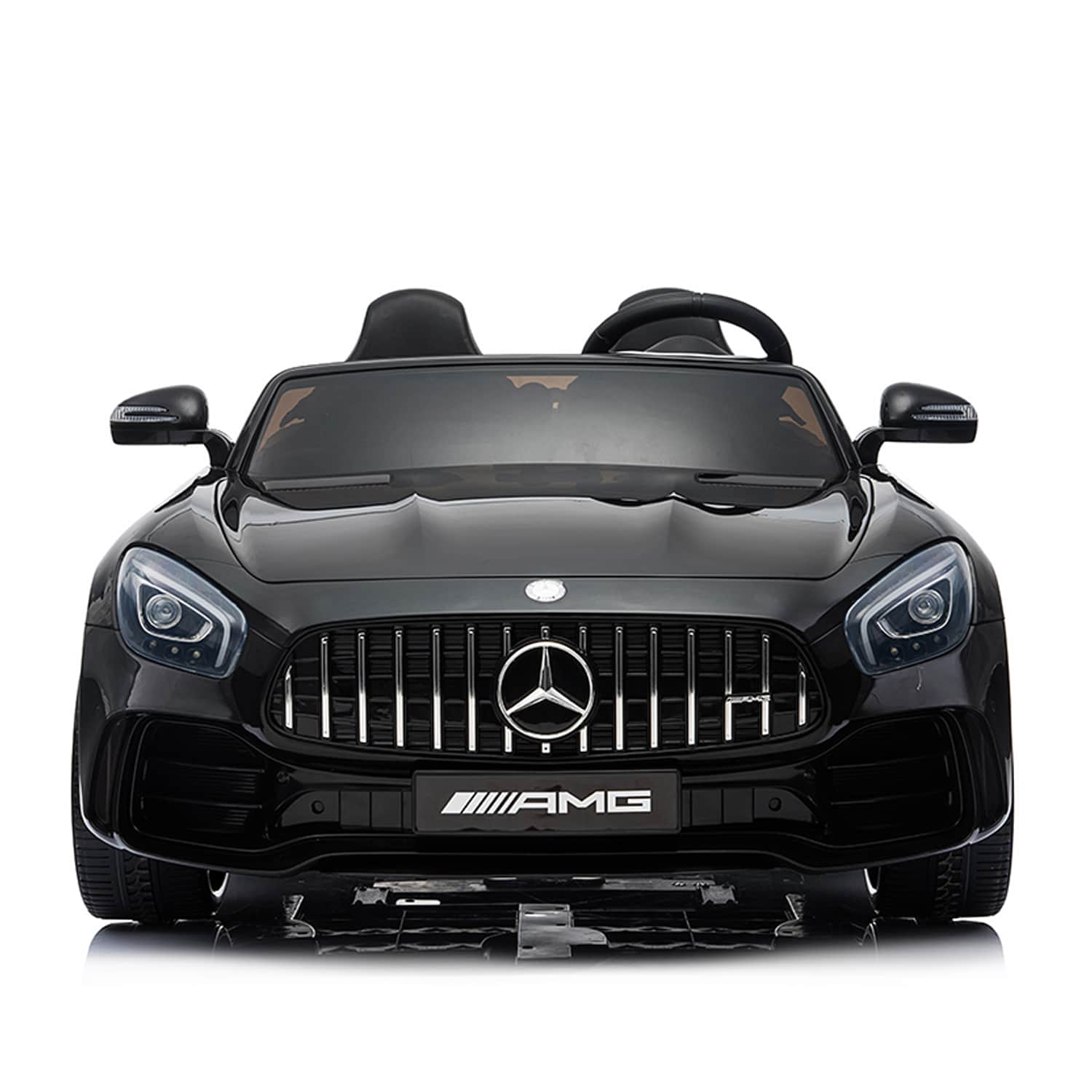 картинка Электромобиль Mercedes-Benz GT R (черный матовый, 4WD, 12V, MP4) - HL289-MATTE-BLACK-MP4 