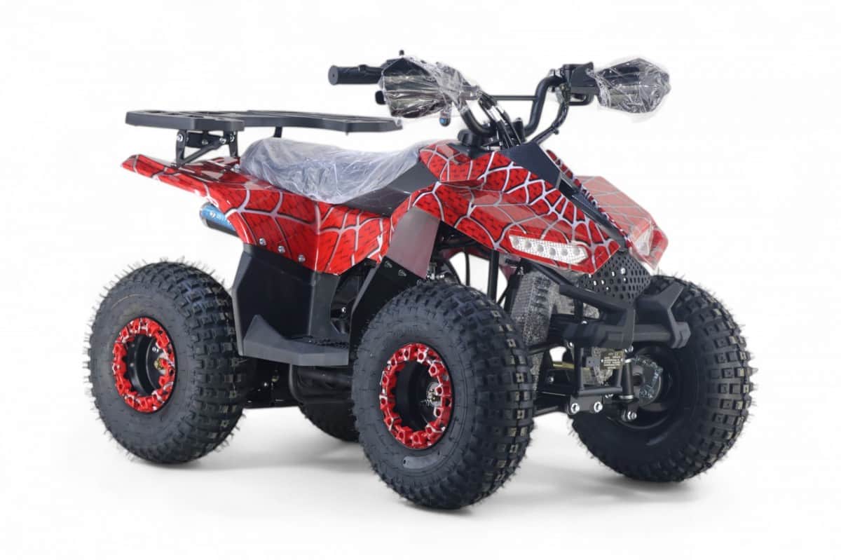 картинка Детский квадроцикл LEON 49CC красный спайдер 