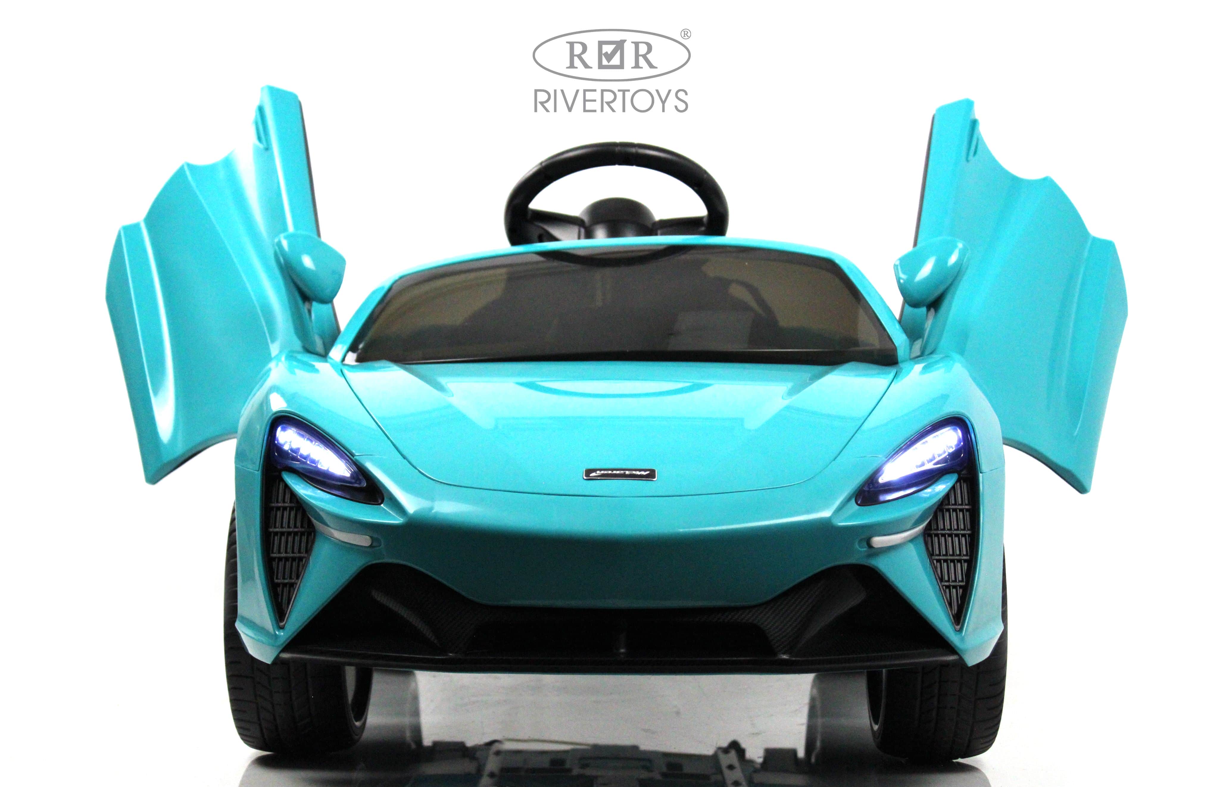 картинка Детский электромобиль McLaren Artura (P888BP) голубой 