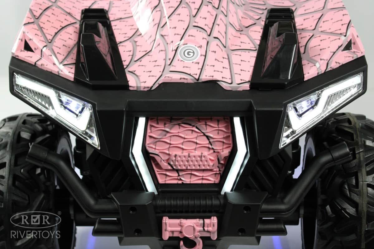 картинка Детский электромобиль X999XX розовый спайдер 