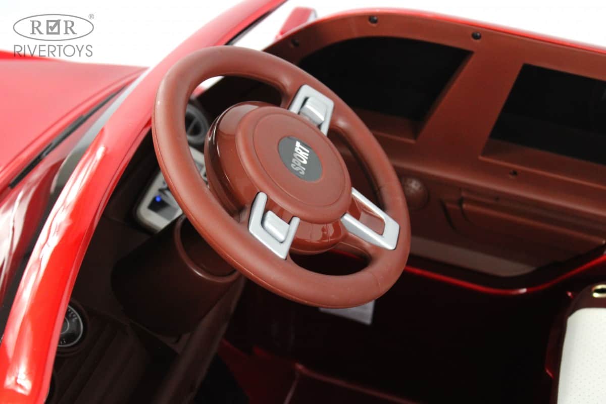 картинка Детский электромобиль K111PX красный глянец 