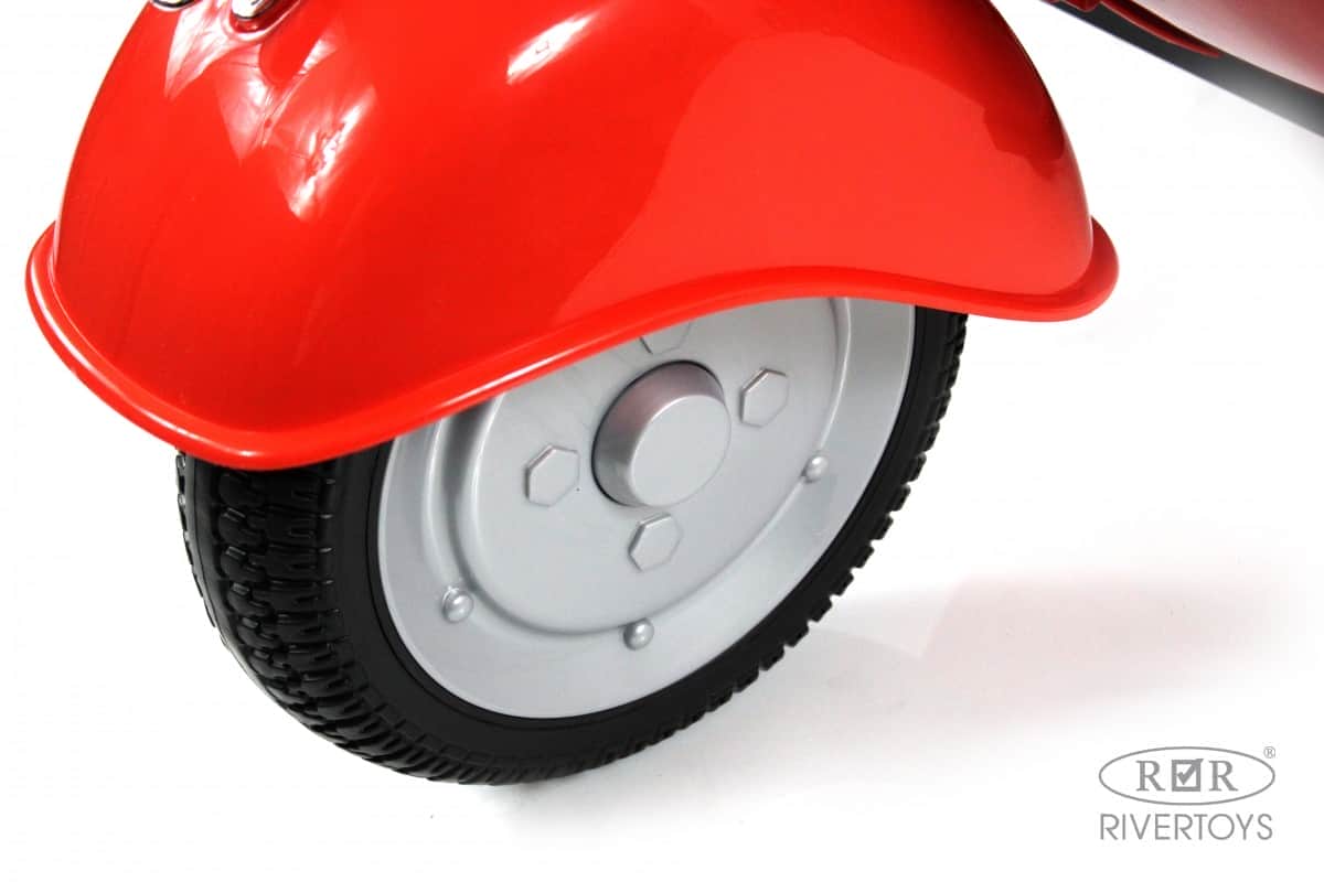 картинка Детский электроскутер VESPA (M888MM) красный 
