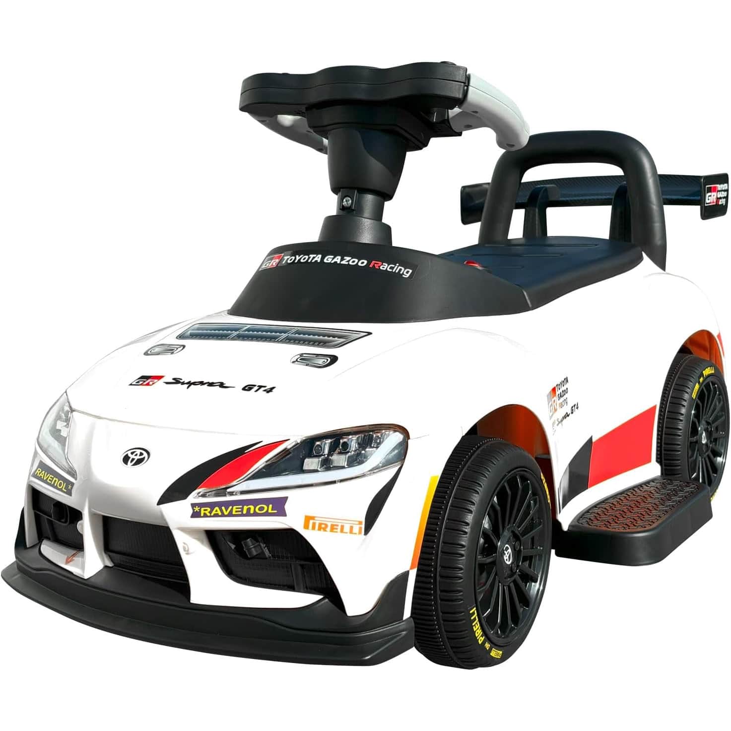 картинка Электромобиль каталка Toyota GR SUPRA GT4 (6V, EVA, пульт) - SMT-519-WHITE 