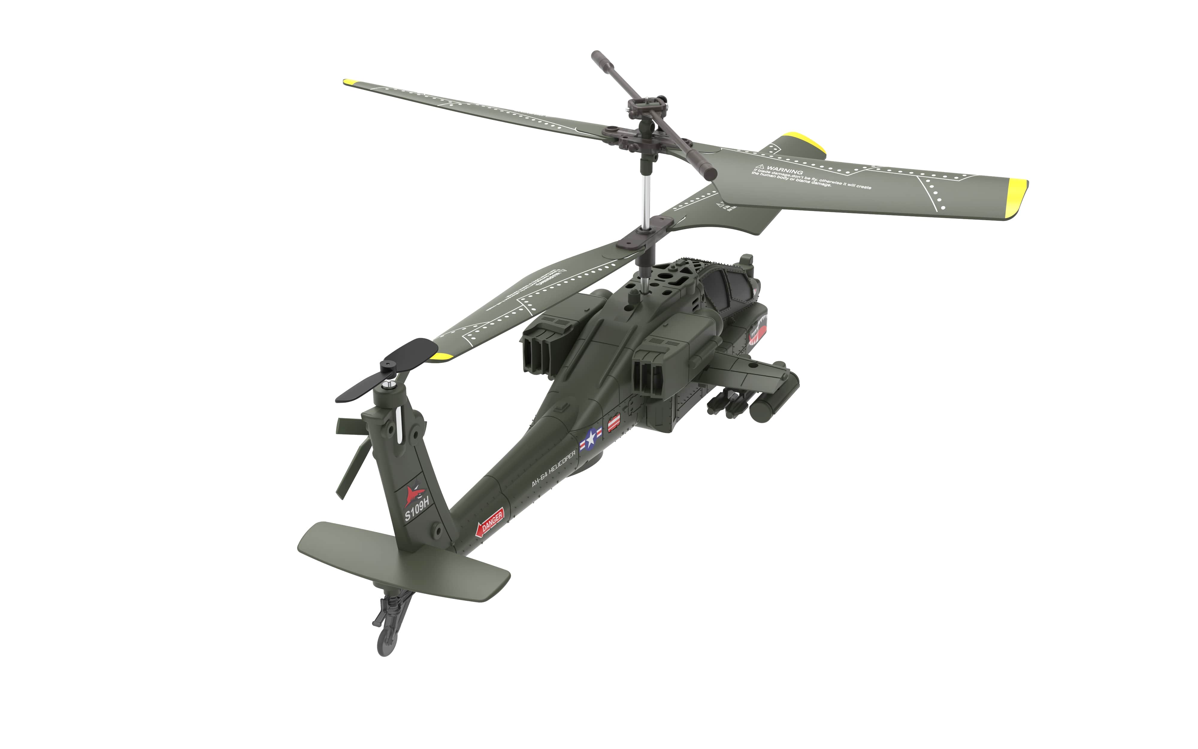 картинка Радиоуправляемый вертолет Apache AH-64 - SYMA-S109H 