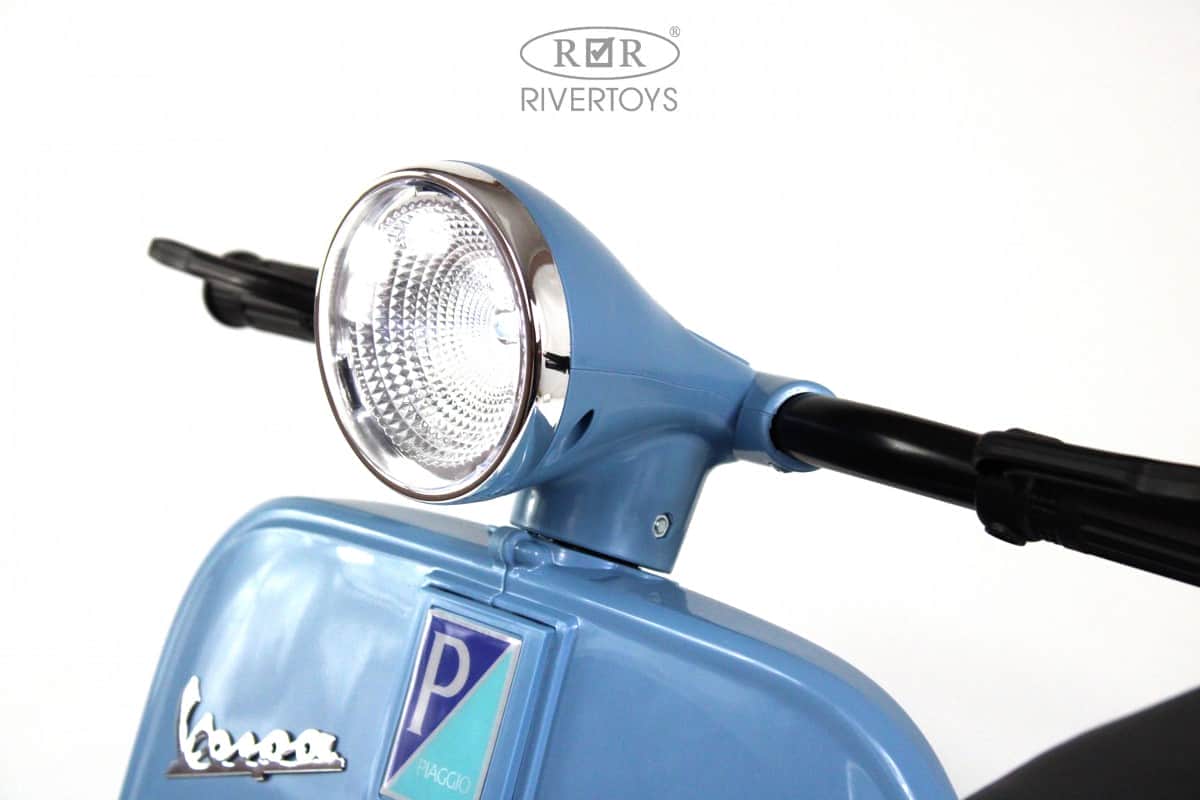 картинка Детский электроскутер VESPA (M888MM) синий 