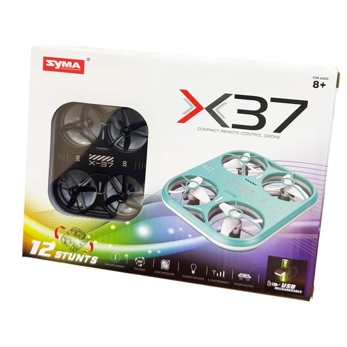 картинка Радиоуправляемый квадрокоптер SYMA X37 - SYMA-X37-BLACK 