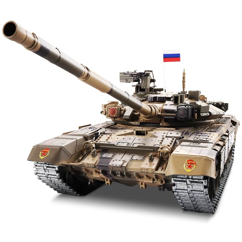 картинка Радиоуправляемый танк Heng Long T90 Pro Russia 1:16 (ИК+Пневмо) 2.4G - 3938-1PRO-MS V6.0 