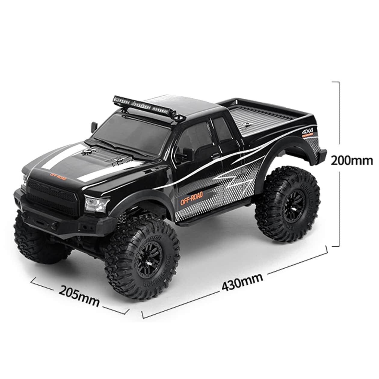 картинка Радиоуправляемый краулер HB Beast Climbing (43 см, 4WD, 1:10) - HB-ZP1009 