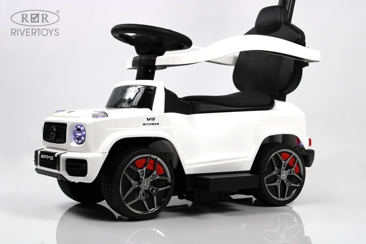 картинка Детский толокар Mercedes-Benz G63 (Z001ZZ-A) белый бриллиант 