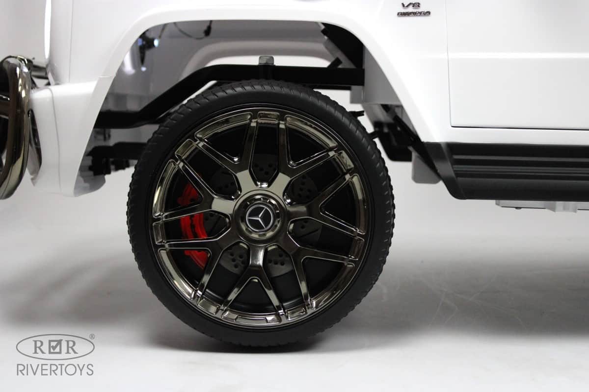 картинка Детский электромобиль Mercedes-AMG G63 4WD (S307) белый 
