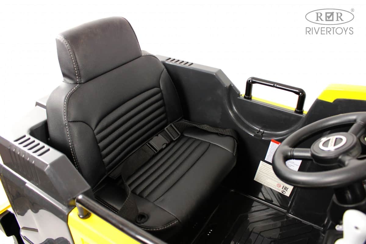 картинка Детский электромобиль трактор Volvo (Y444YY) желтый 