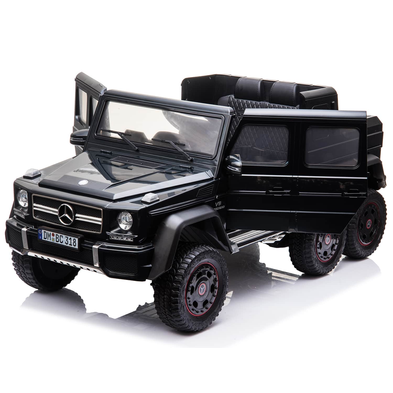 картинка Детский электромобиль Merсedes-Benz G63 AMG Black 4WD - DMD-318-BLACK-PAINT 